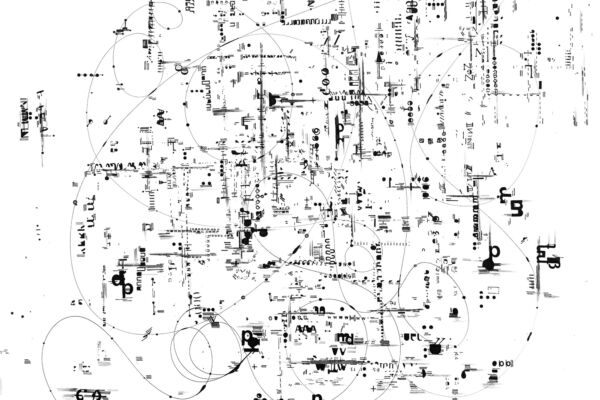 kaja el attar (www.kajaelattar.de), untitled, ink and lettraset on laid paper, DIN A2, courtesy of the artist