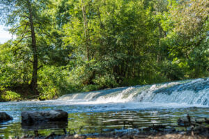Der Fluss Bode nähe Thale (Harz/Deutschland)