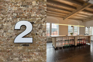 Das 2. OG der Dondorf-Druckerei in Frankfurt Bockenheim.